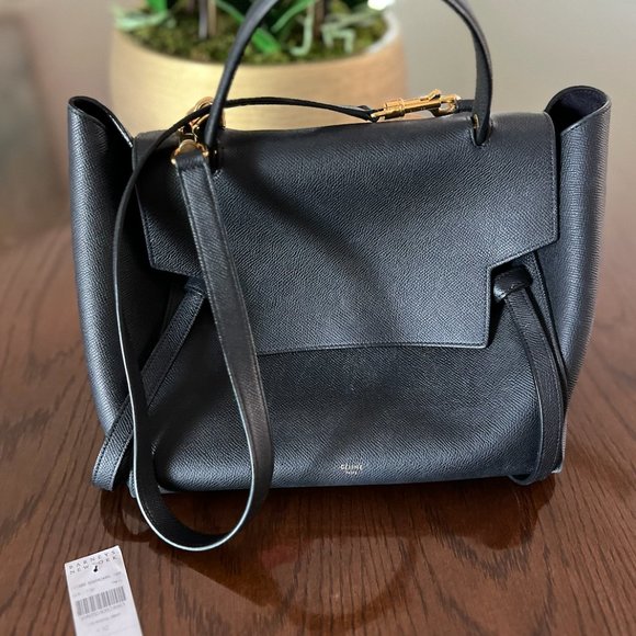 Celine Grained Calfskin Mini Belt Bag Black - Picture 3 of 8